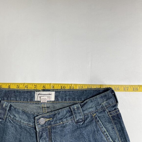 Abercrombie & Fitch Flare Jeans Womens 4 Distressed Cotton Vintage Baggy New - Picture 12 of 13